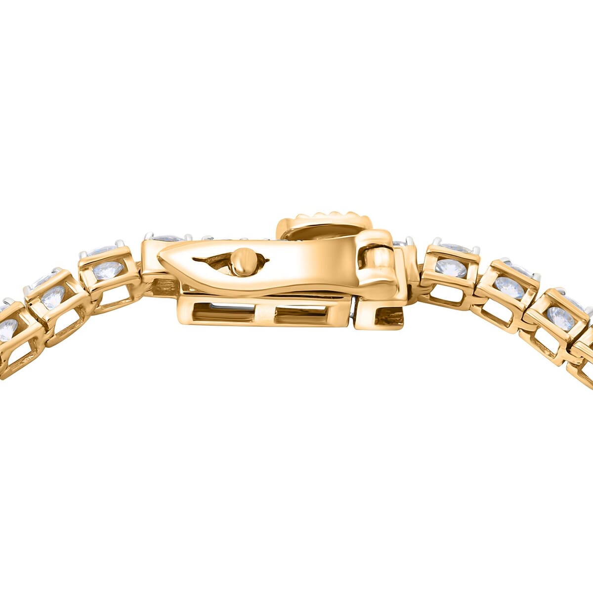 Luxuriant Lab Grown Diamond 4.00 ctw Bracelet in 14K Yellow Gold (7.25 In) 5.63 Grams image number 1