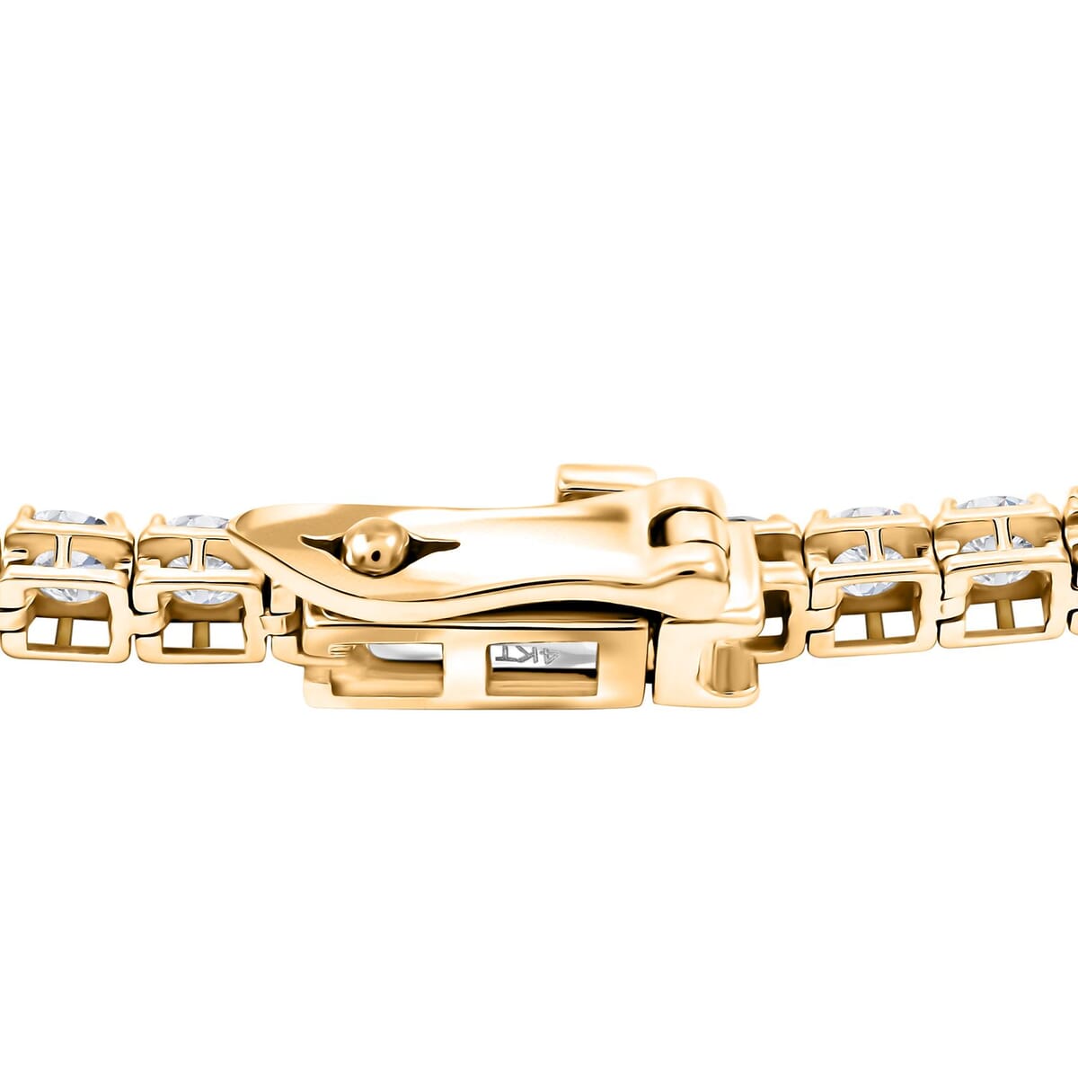 Luxuriant Lab Grown Diamond 6.00 ctw Bracelet in 14K Yellow Gold (7.25 In) 5.52 Grams image number 2