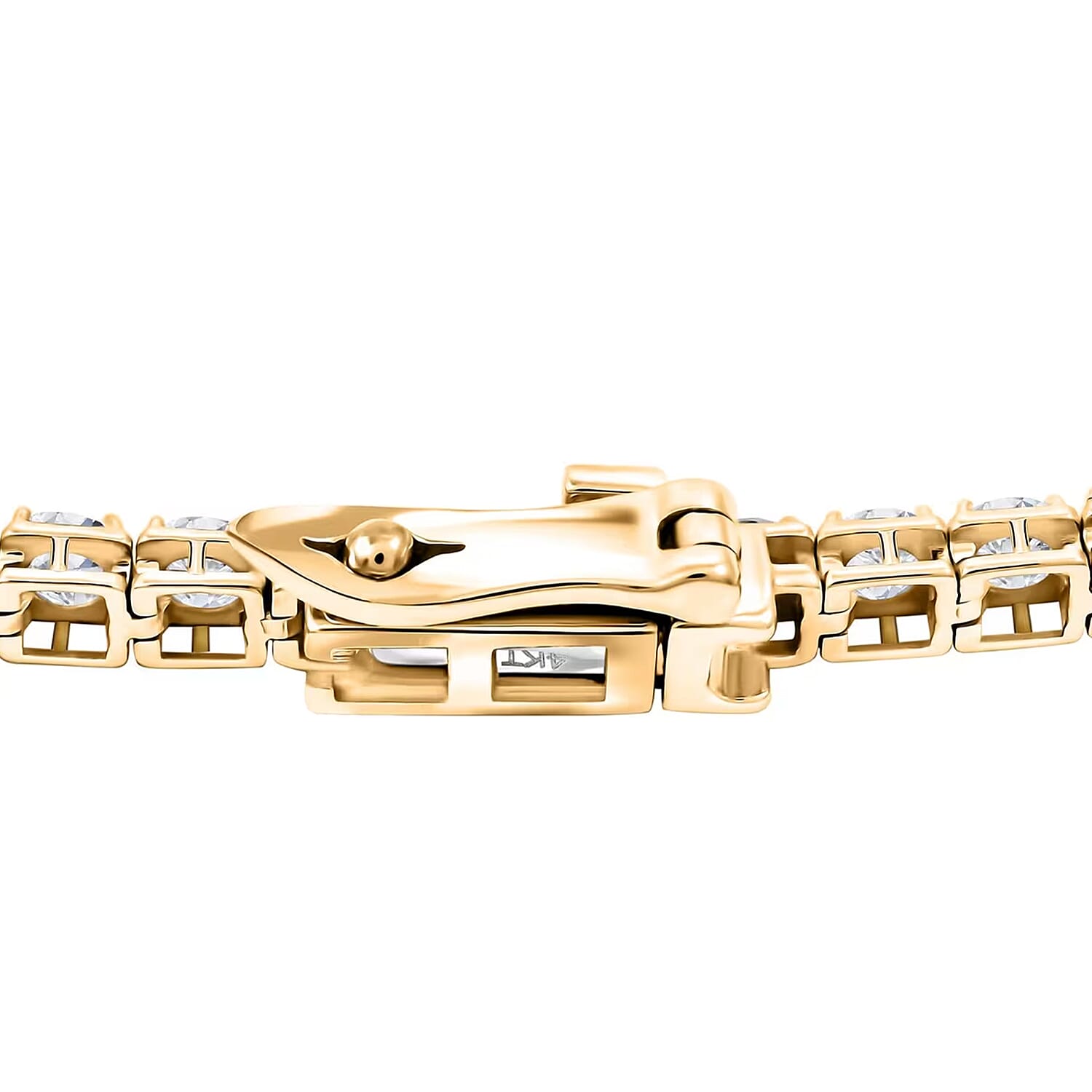 Luxuriant Lab Grown Diamond 6.00 ctw Bracelet in 14K Yellow Gold (7.25 In) 5.52 Grams