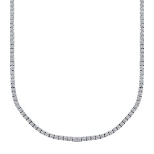 Luxuriant Lab Grown Diamond 5.00 ctw Necklace in 14K White Gold 18 Inches 12.20 Grams