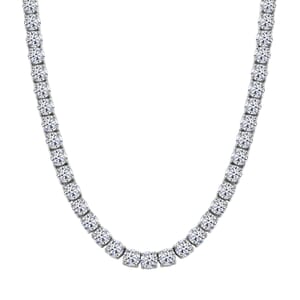 Luxuriant Lab Grown Diamond 7.50 ctw Necklace in 14K White Gold 18 Inches 11.65 Grams
