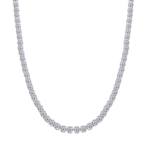 Luxuriant Lab Grown Diamond 15.00 ctw Necklace in 14K White Gold 18 Inches 19.48 Grams