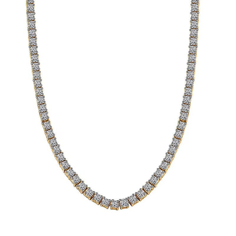 Luxuriant Lab Grown Diamond 5.00 ctw Necklace in 14K Yellow Gold 18 Inches 12.54 Grams