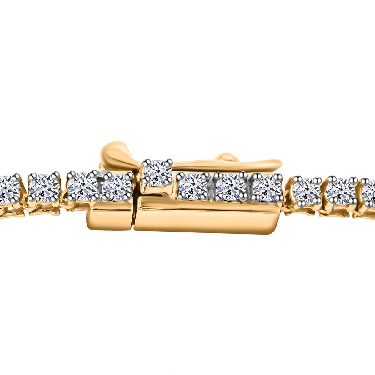 Luxuriant Lab Grown Diamond 5.00 ctw Necklace in 14K Yellow Gold 18 Inches 12.54 Grams image number 3