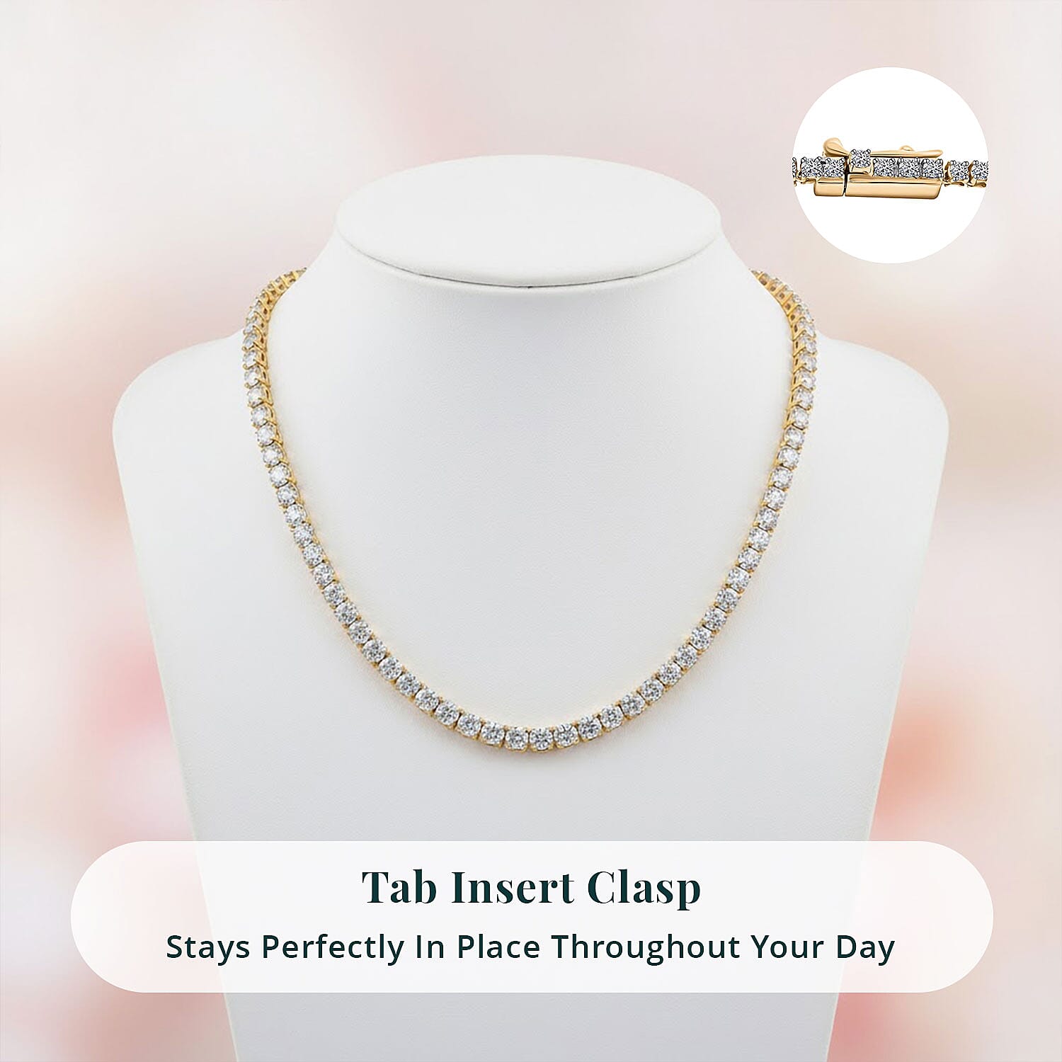 Luxuriant Lab Grown Diamond 5.00 ctw Necklace in 14K Yellow Gold 18 Inches 12.54 Grams