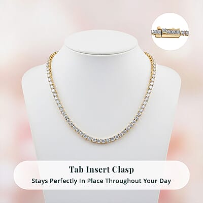 Luxuriant Lab Grown Diamond 5.00 ctw Necklace in 14K Yellow Gold 18 Inches 12.54 Grams