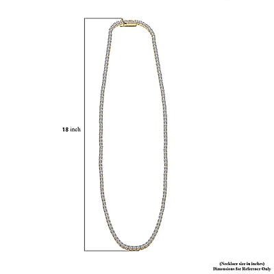 Luxuriant Lab Grown Diamond 5.00 ctw Necklace in 14K Yellow Gold 18 Inches 12.54 Grams