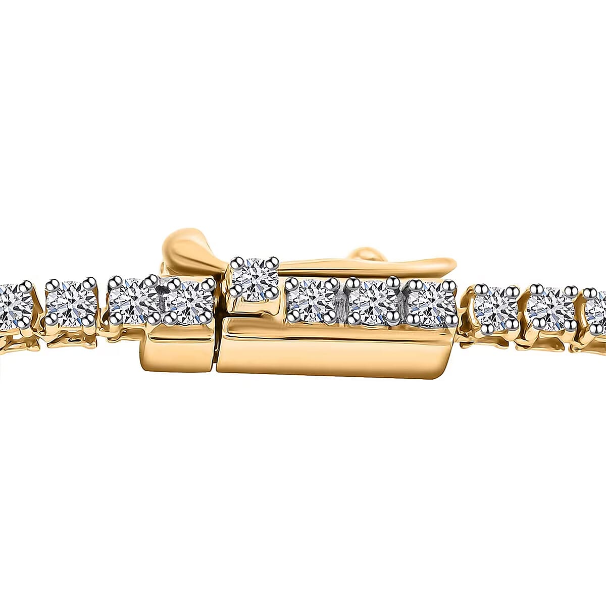 Luxuriant Lab Grown Diamond 5.00 ctw Necklace in 14K Yellow Gold 18 Inches 12.54 Grams image number 7