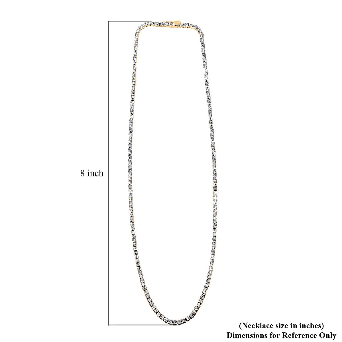 Luxuriant Lab Grown Diamond 5.00 ctw Necklace in 14K White Gold 18 Inches 12.20 Grams image number 4
