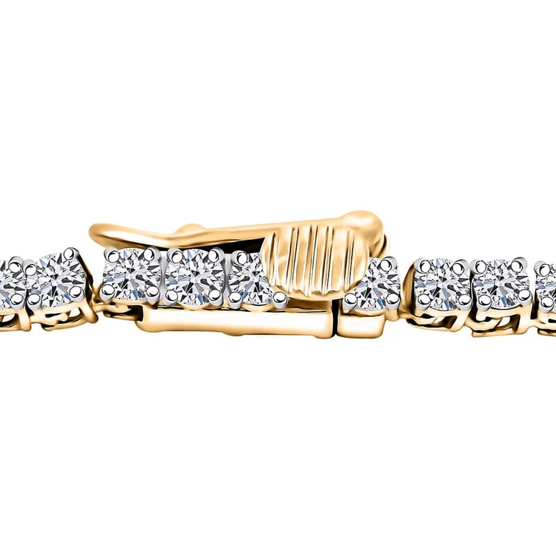 Luxuriant Lab Grown Diamond 7.50 ctw Infinite Glow Necklace in 14K Yellow Gold 18 Inches 11.85 Grams