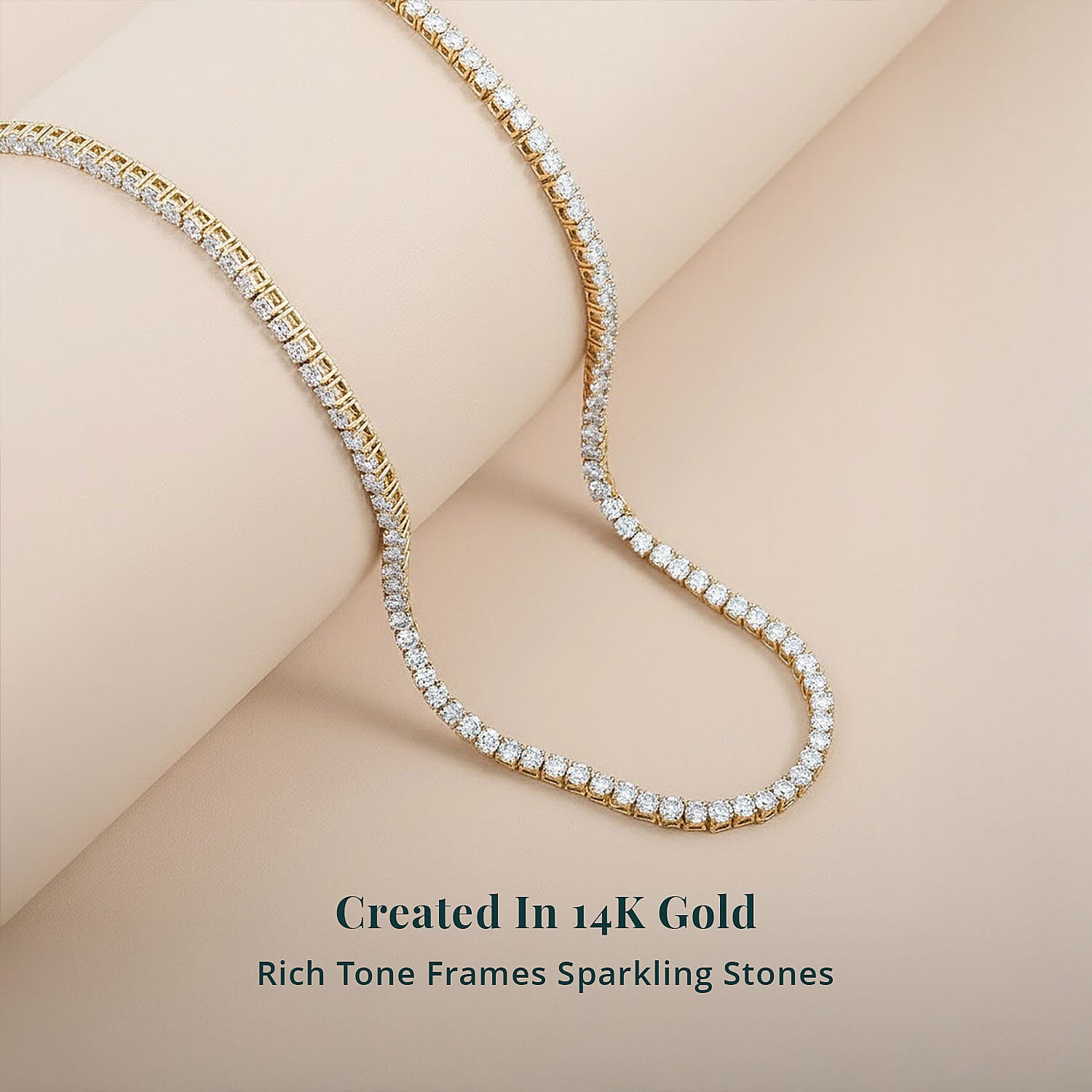 Luxuriant Lab Grown Diamond 10.00 ctw Necklace in 14K Yellow Gold 18 Inches 14 Grams