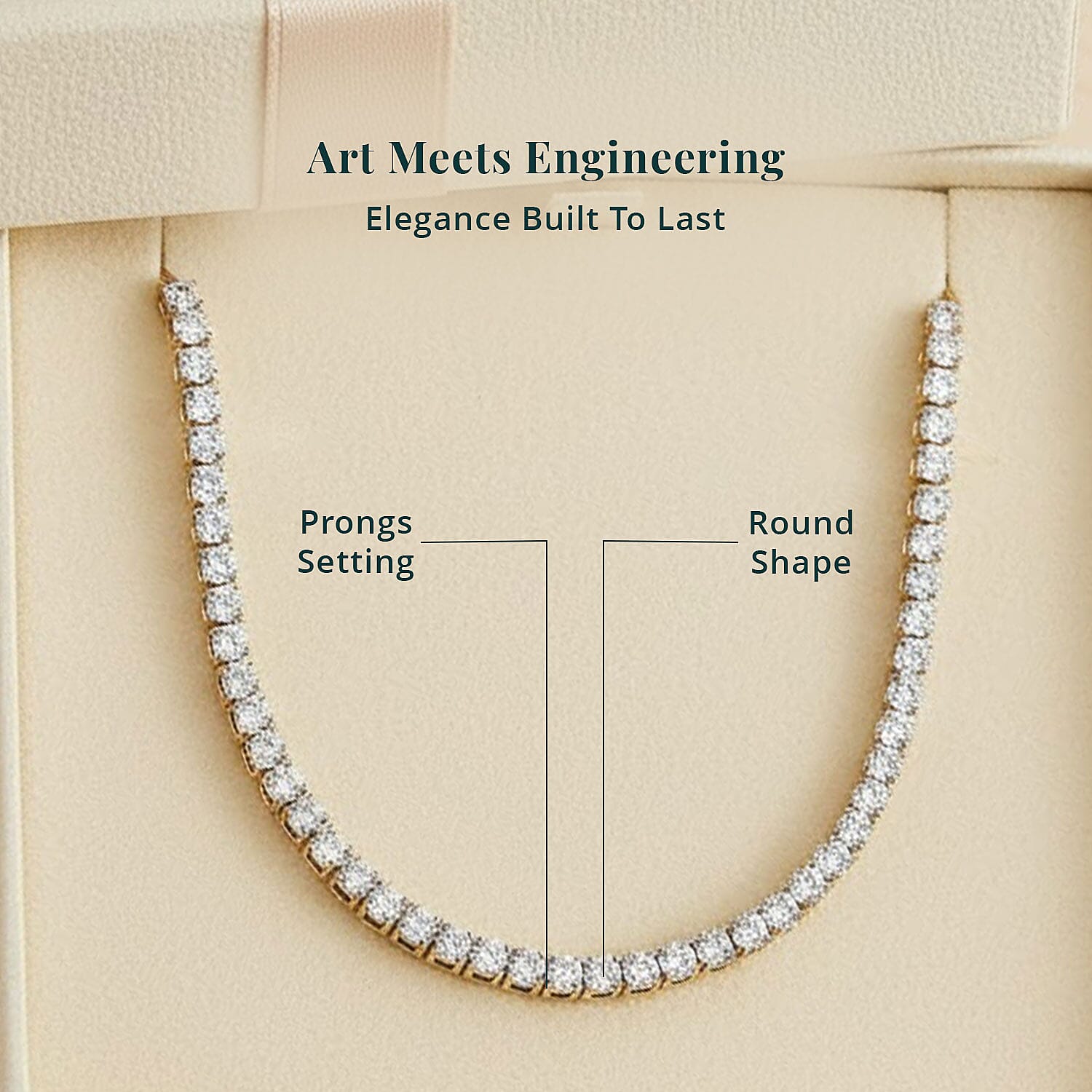 Luxuriant Lab Grown Diamond 10.00 ctw Necklace in 14K Yellow Gold 18 Inches 14 Grams