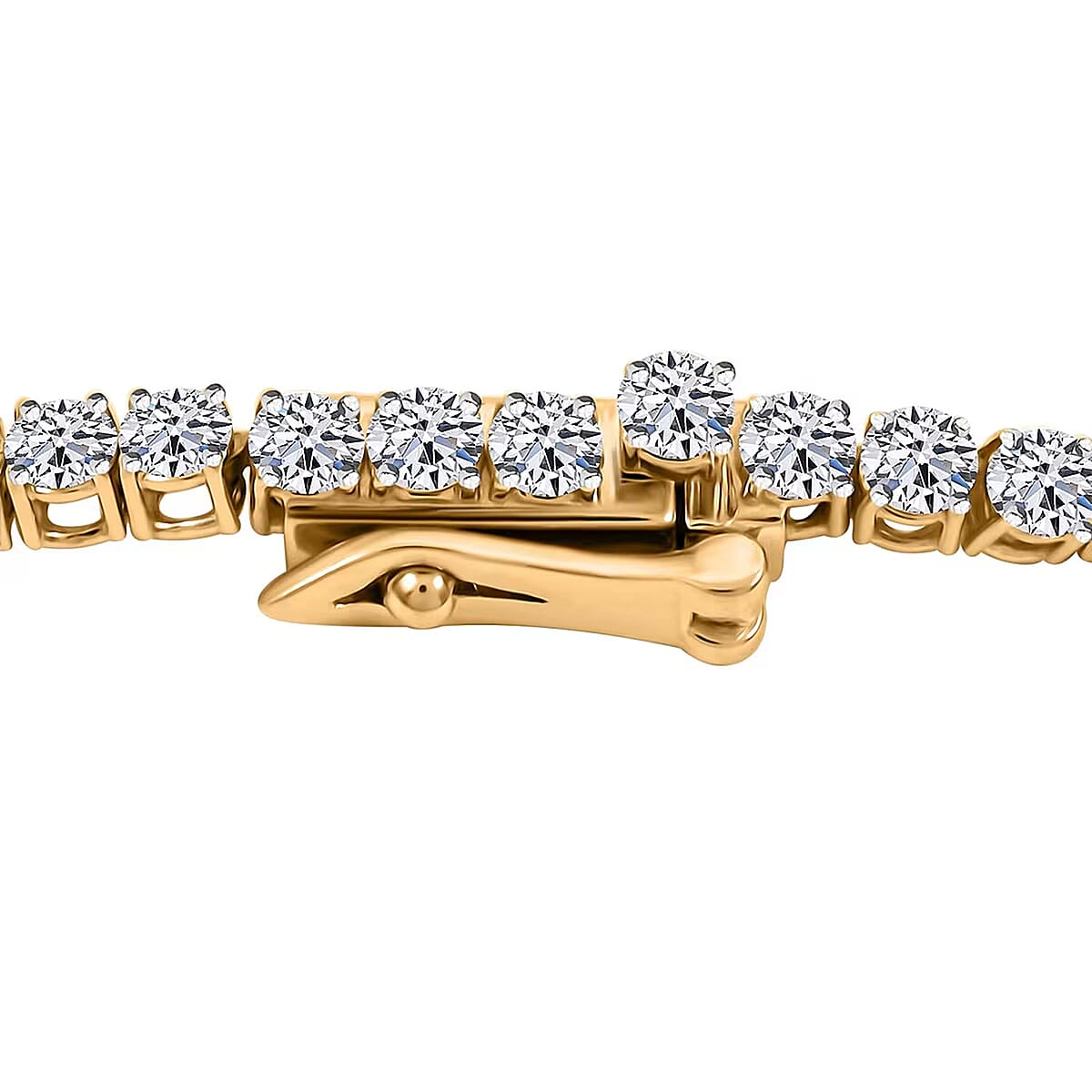 Luxuriant Lab Grown Diamond 10.00 ctw Necklace in 14K Yellow Gold 18 Inches 14 Grams image number 7