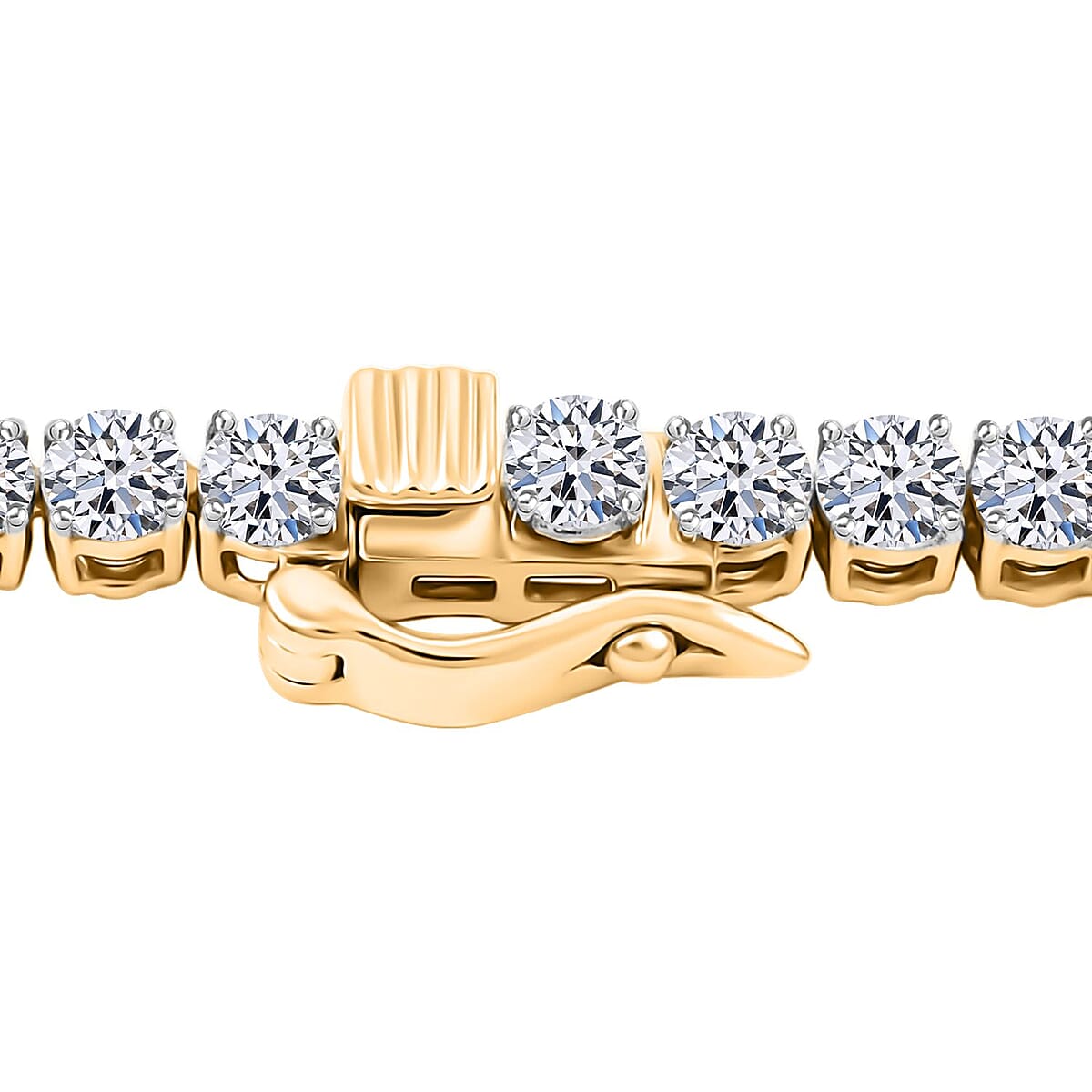 Luxuriant Lab Grown Diamond G VS 15.00 Necklace in 14K Yellow Gold 18 Inches 19.46 Grams image number 1