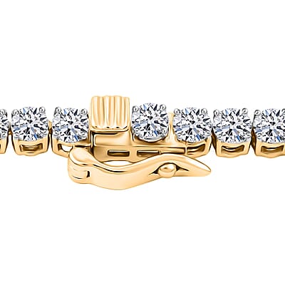 Luxuriant Lab Grown Diamond G VS 15.00 Necklace in 14K Yellow Gold 18 Inches 19.46 Grams