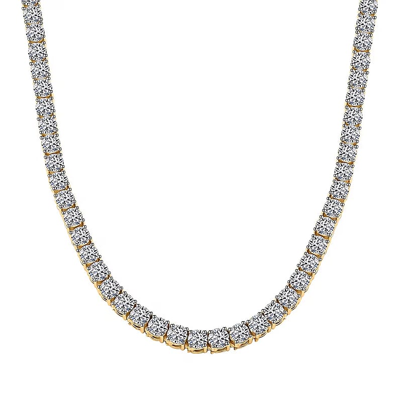 Luxuriant Lab Grown Diamond 20.00 ctw Necklace in 14K Yellow Gold 18.5 Inches 28.07 Grams