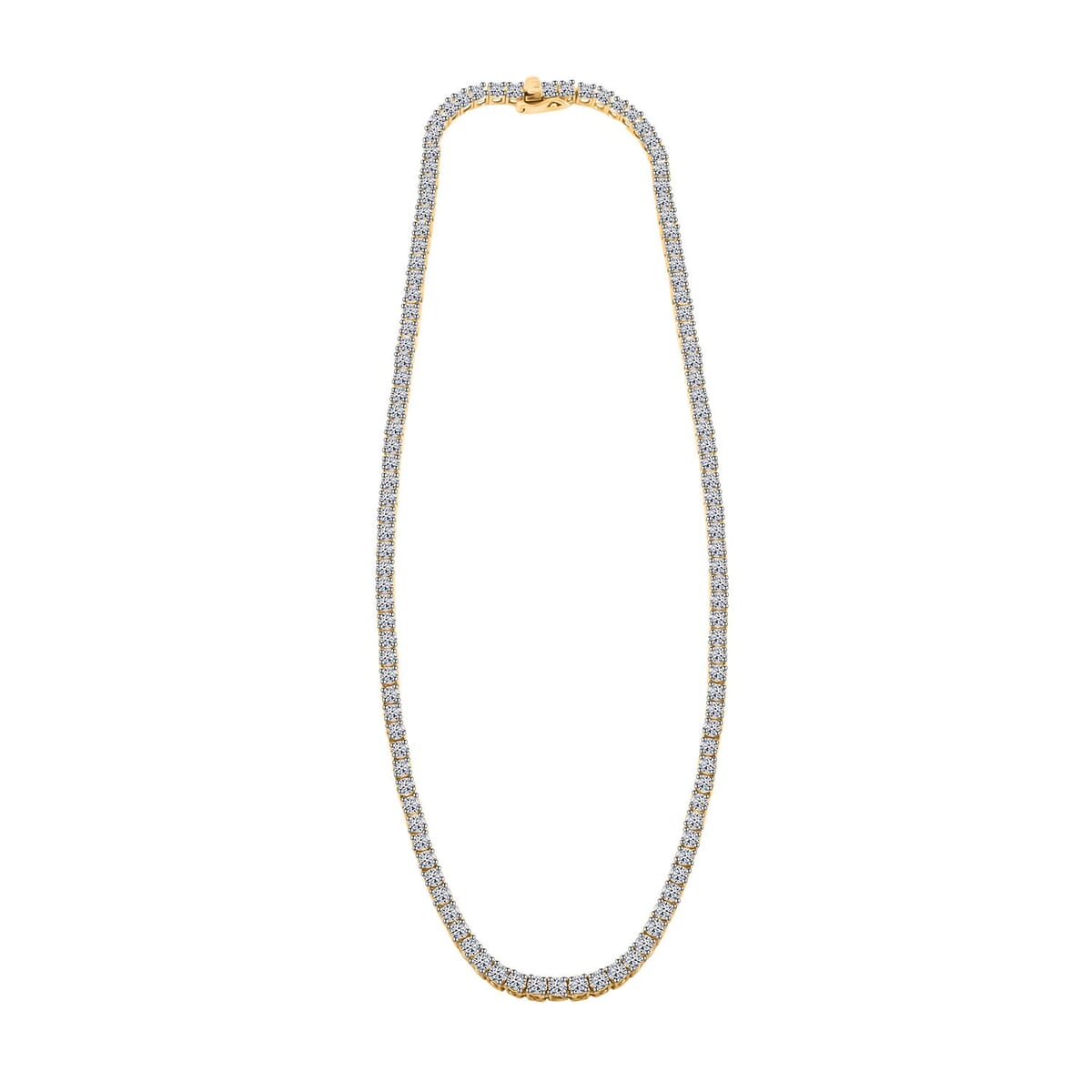 Luxuriant Lab Grown Diamond 20.00 ctw Necklace in 14K Yellow Gold 18.5 Inches 28.07 Grams image number 2