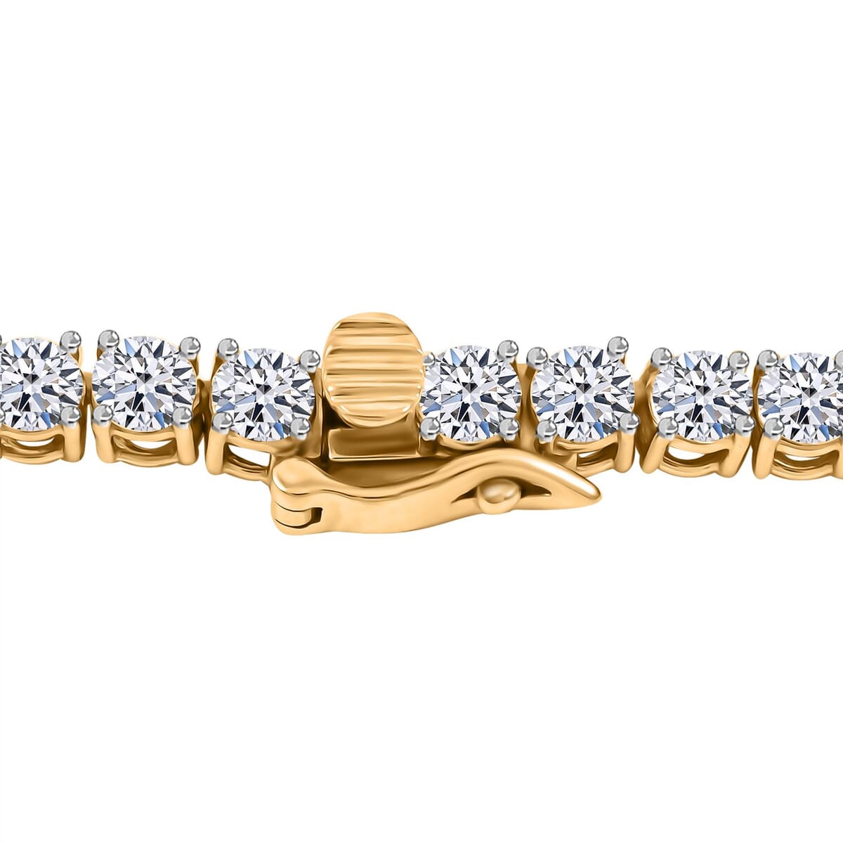 Luxuriant Lab Grown Diamond 20.00 ctw Necklace in 14K Yellow Gold 18.5 Inches 28.07 Grams image number 3