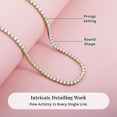 Luxuriant Lab Grown Diamond 20.00 ctw Necklace in 14K Yellow Gold 18.5 Inches 28.07 Grams
