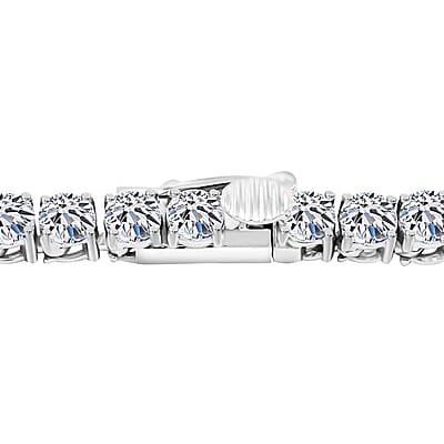 Luxuriant Lab Grown Diamond 20.00 ctw Necklace in 14K White Gold 18.5 Inches 26.23 Grams