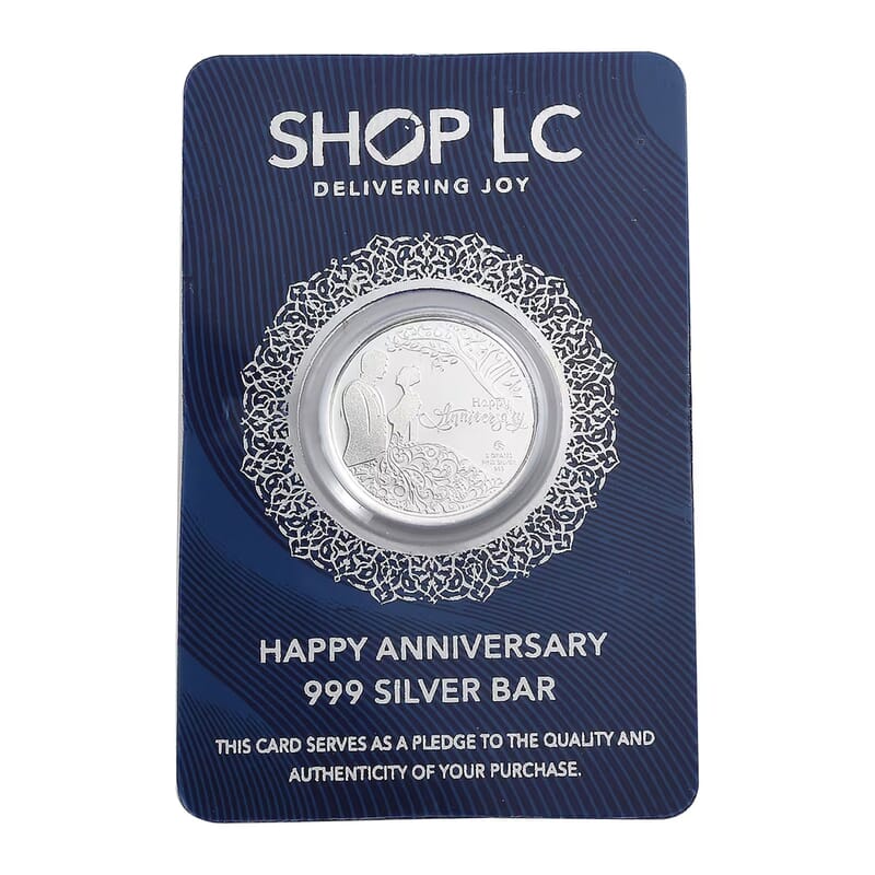 999.9 Fine Silver Happy Anniversary Coin 5 Grams