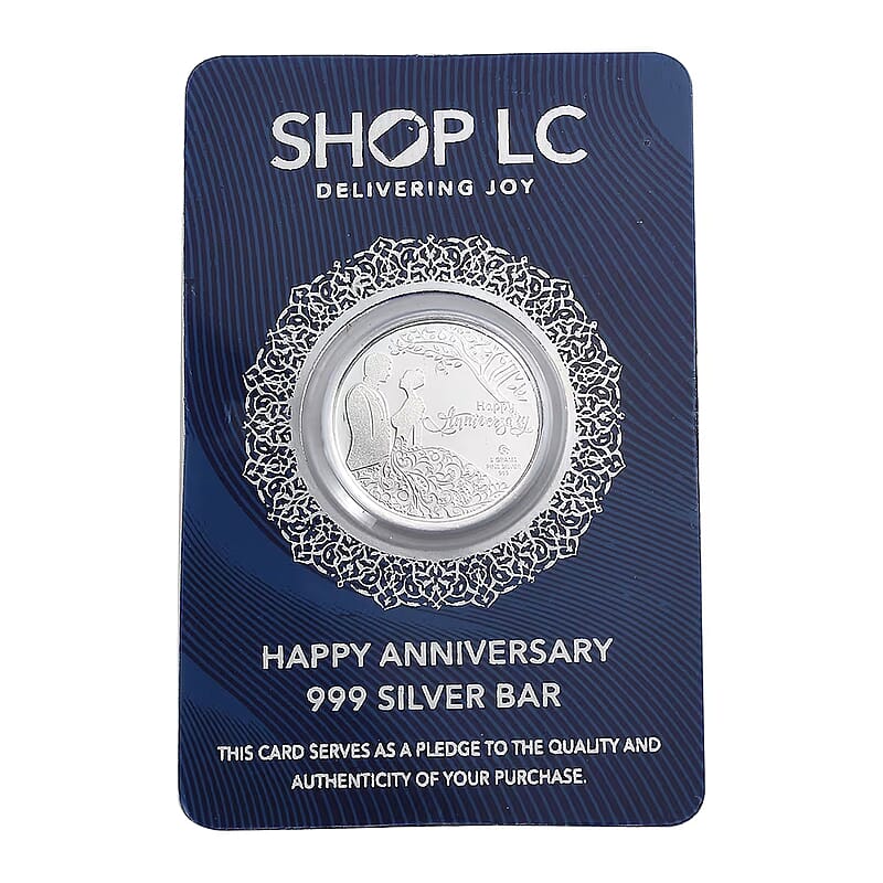 999.9 Fine Silver Happy Anniversary Coin 5 Grams
