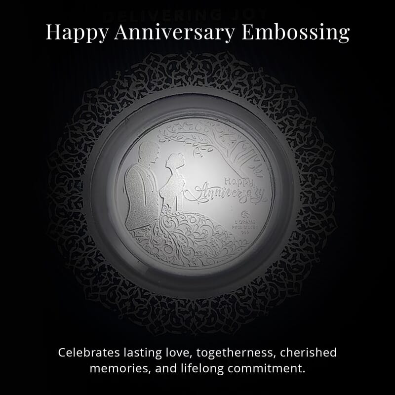 999.9 Fine Silver Happy Anniversary Coin 5 Grams