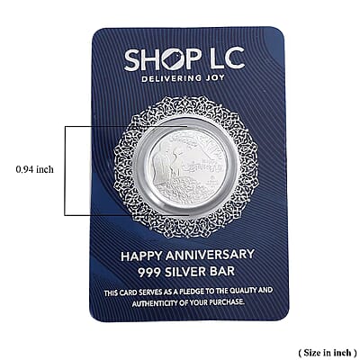 999.9 Fine Silver Happy Anniversary Coin 5 Grams