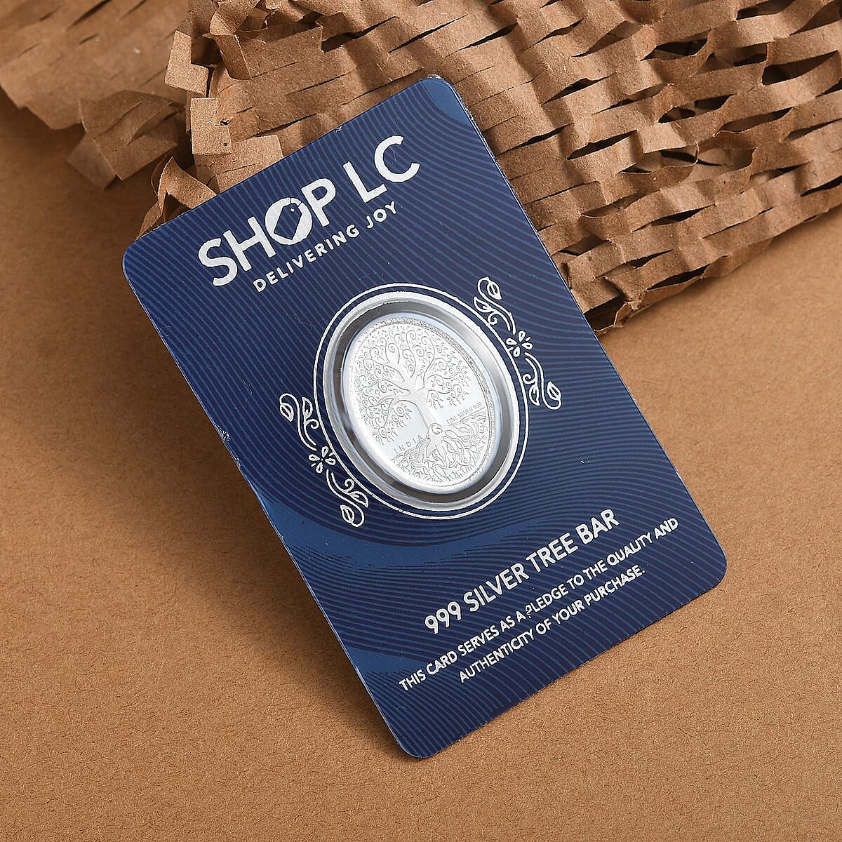 999.9 Fine Silver Tree of Life Coin 5 Grams image number 1