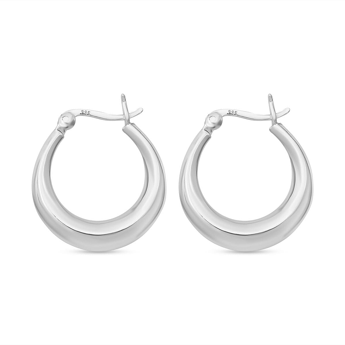 Sterling Silver Hoop Earrings (2.65 g)