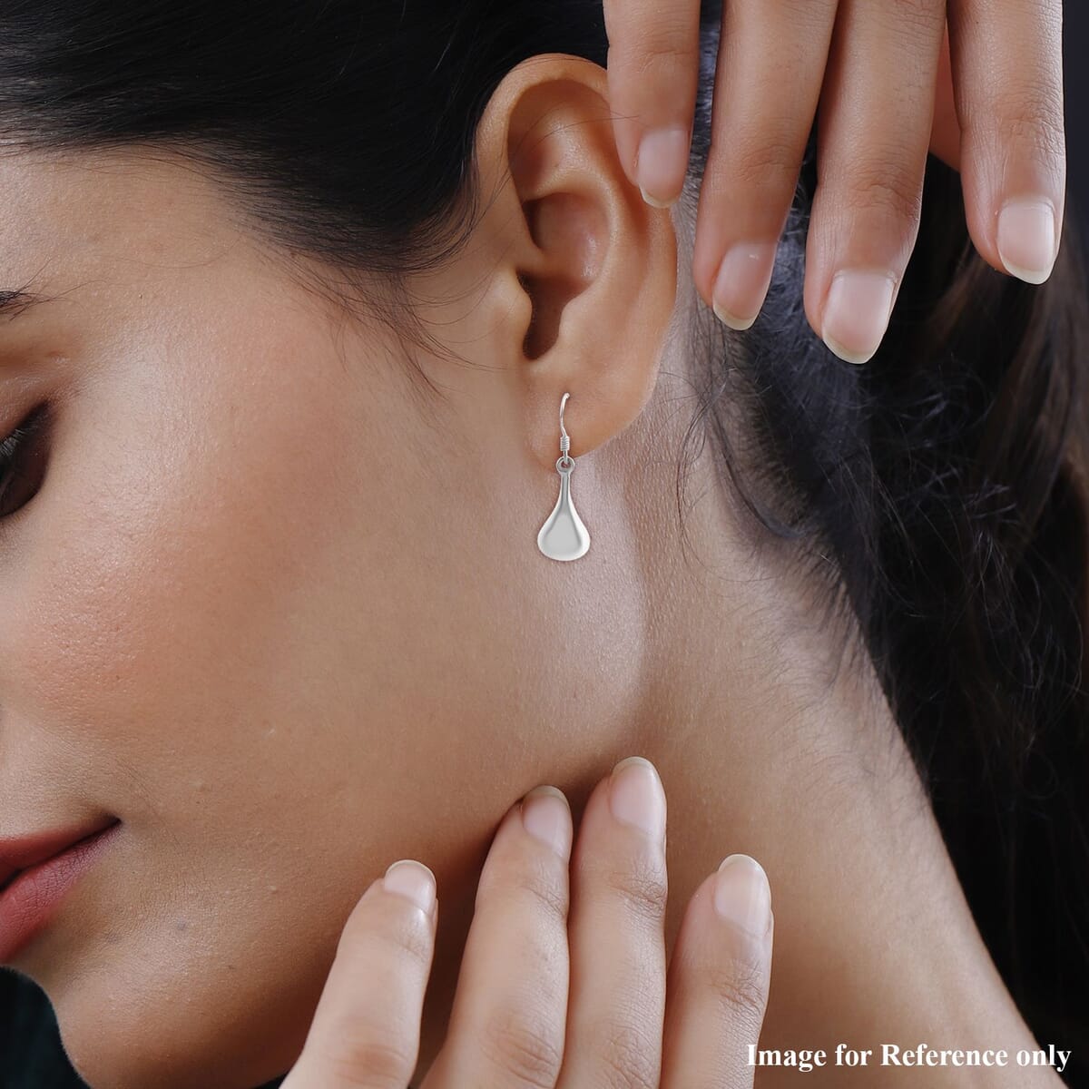 Drop Earrings in Sterling Silver 2.10 Grams image number 2