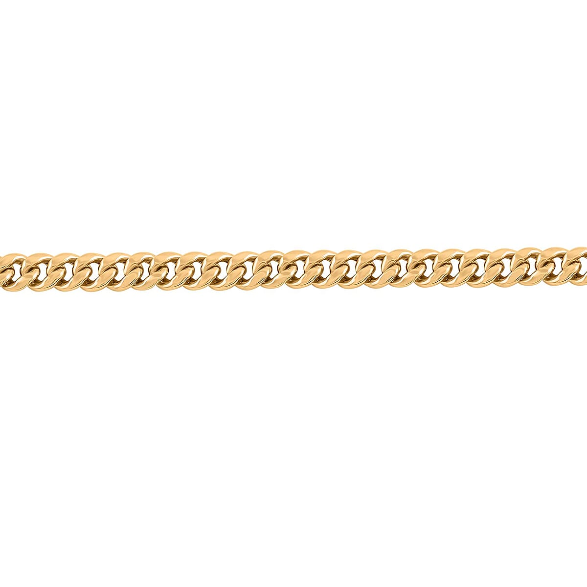 6.2mm Miami Cuban Chain Bracelet in 10K Yellow Gold (8.00 In) 6.10 Grams image number 2