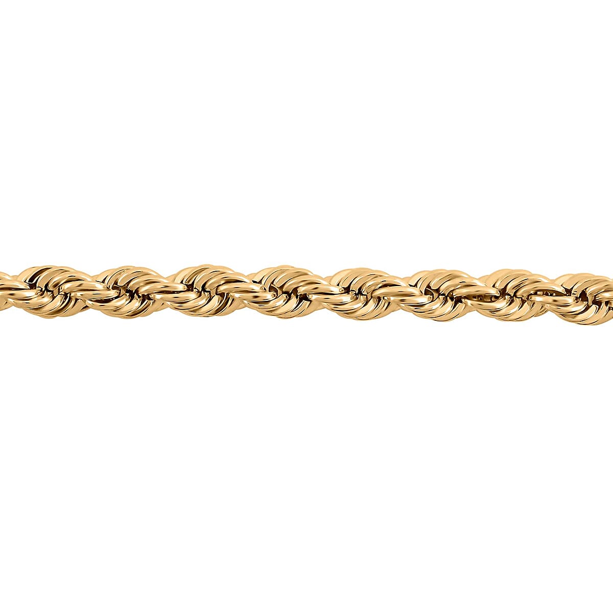 3.3mm Rope Chain Bracelet in 10K Yellow Gold (7.00 In) 2.10 Grams image number 2