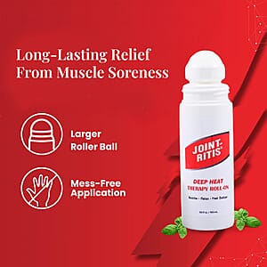 JOINT-RITIS Deep Heat Therapy Roll-On (3.3oz) Made in US (Ships in 5-7 Business Days)