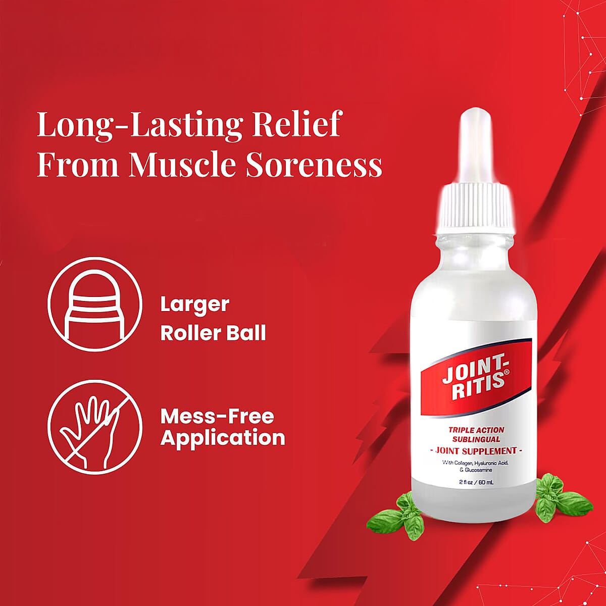 JOINT-RITIS Triple Action Sublingual Joint Supplement (2oz) Made in US (Ships in 5-7 Business Days) image number 1