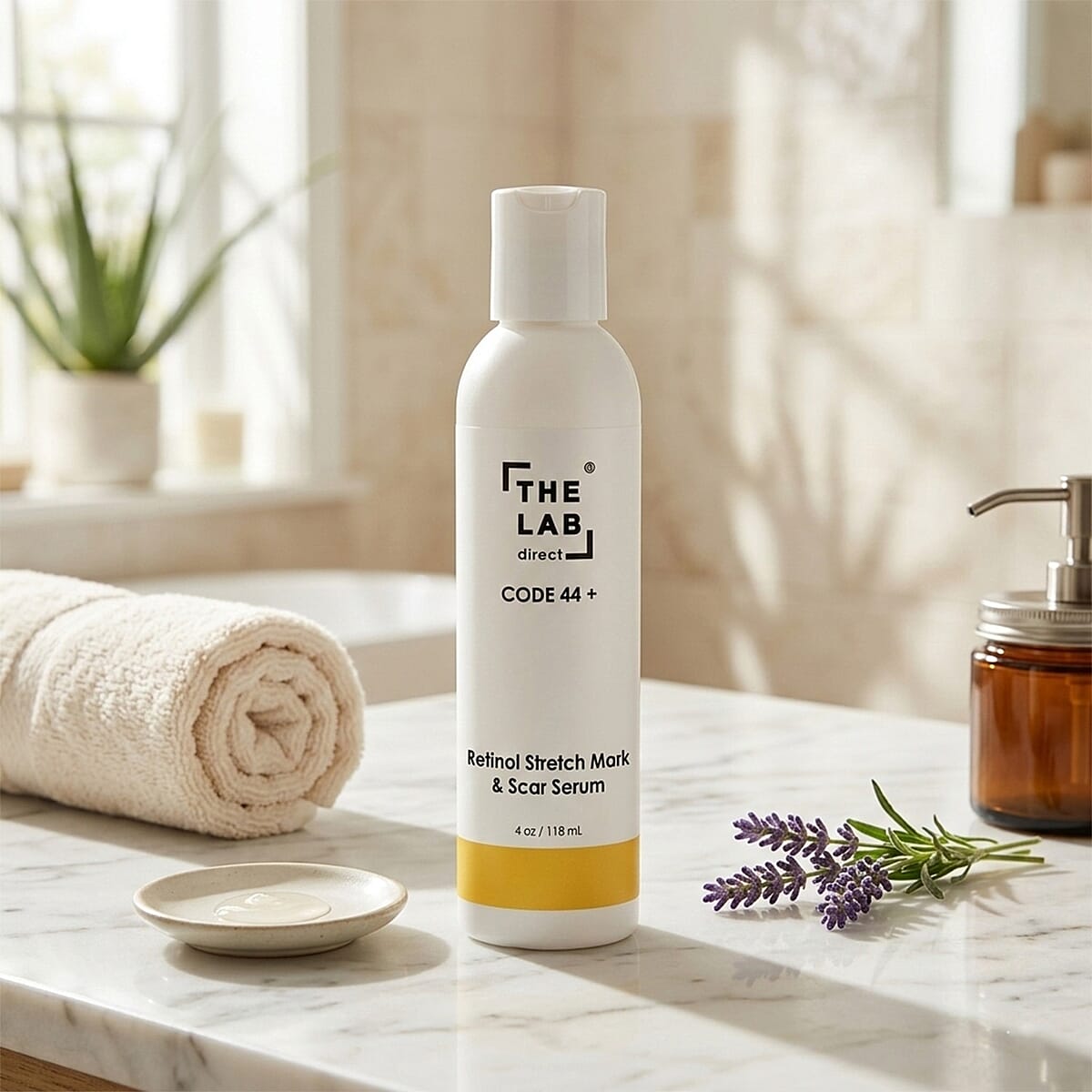The Lab Direct Code 44+ Retinol Stretch Mark & Scar Serum (Ships in 3-5 Days) image number 1