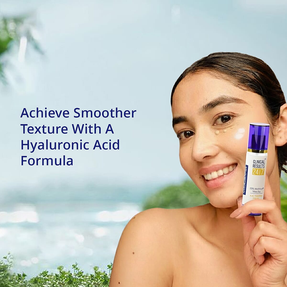 Clinical Results Collagen Peptide Matrixyl Trifecta A.M. Firming Serum (1oz) image number 2