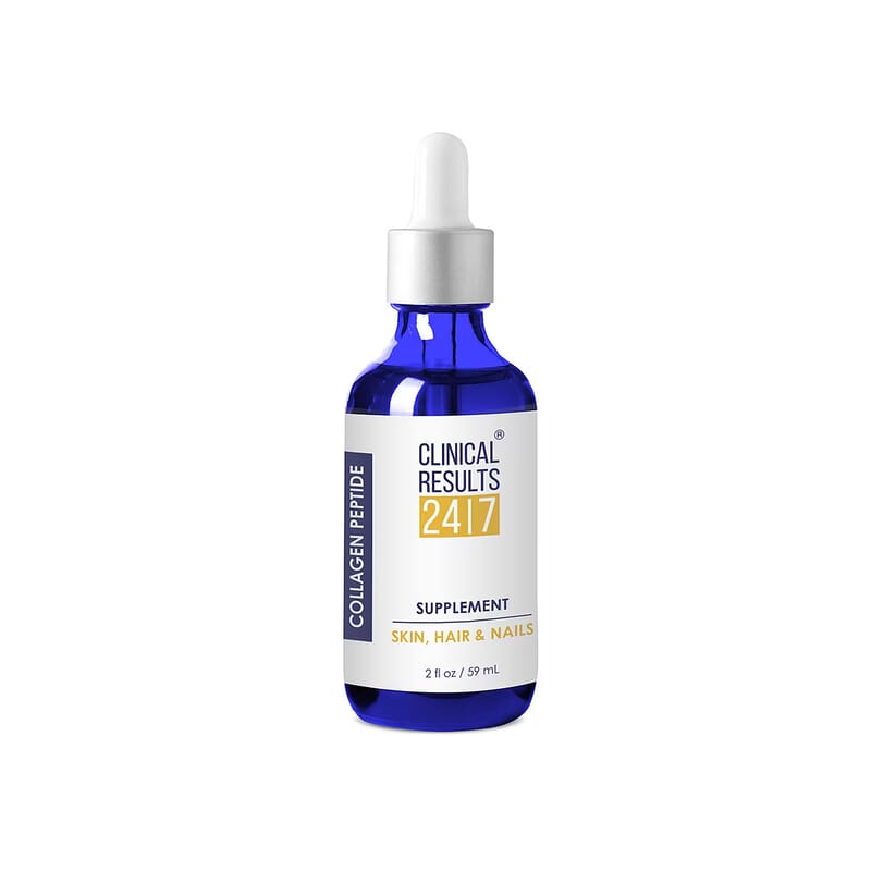 Clinical Results 24/7 Collagen Peptide Supplement for Skin, Hair & Nails (2oz)