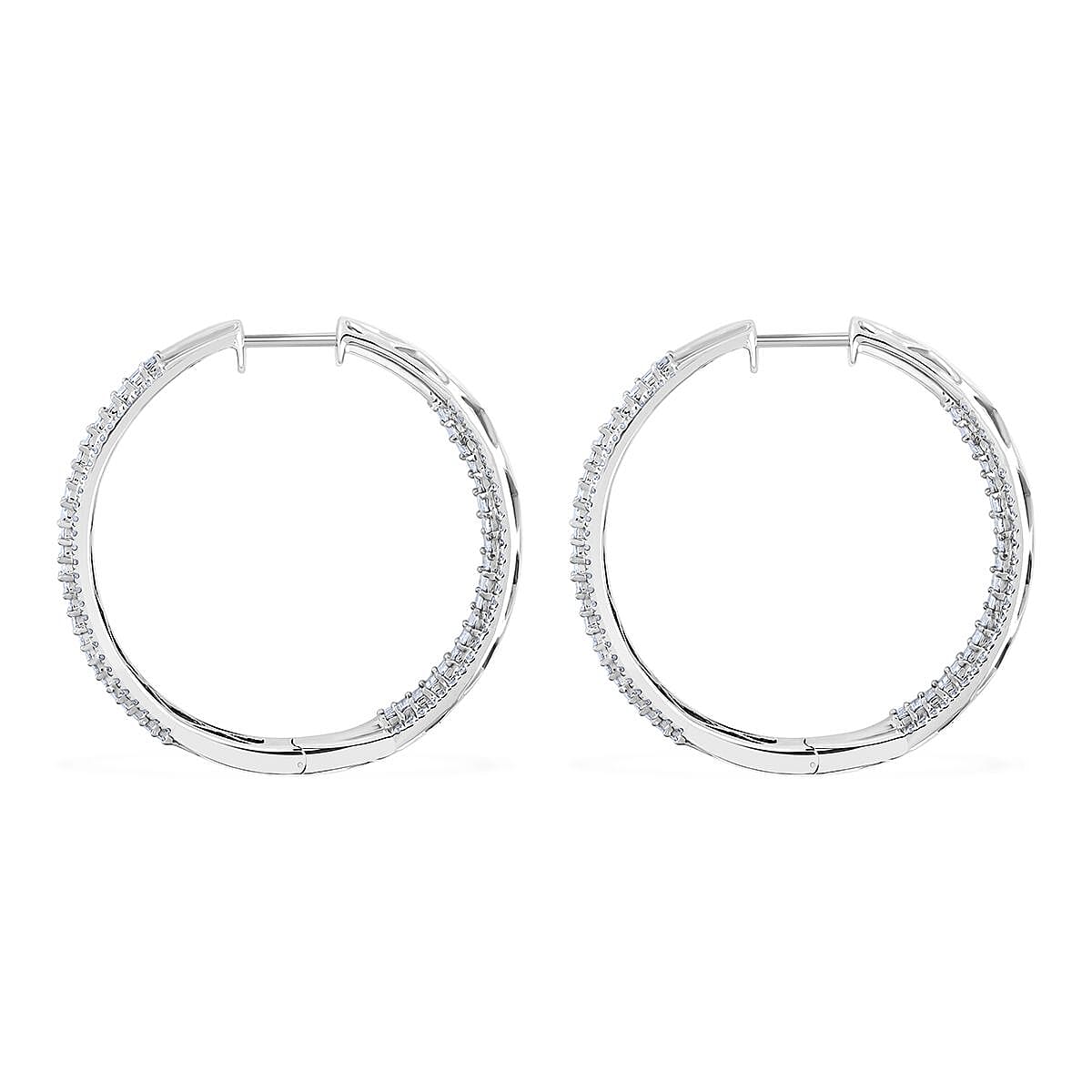 Mystic Luxuriant Lab Grown Diamond G VS 3.00 ctw Earrings in 10K White Gold