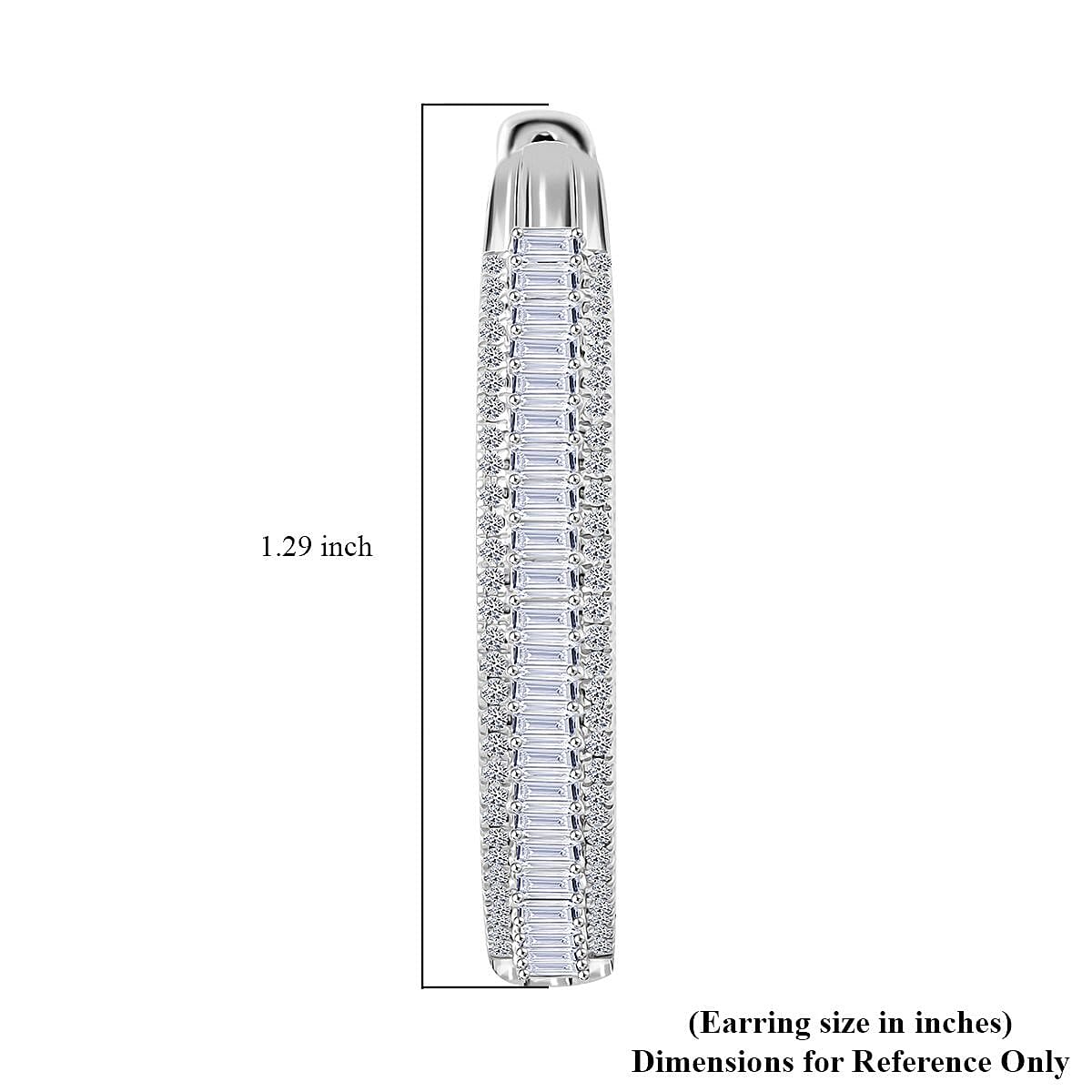 Mystic Luxuriant Lab Grown Diamond G VS 3.00 ctw Earrings in 10K White Gold