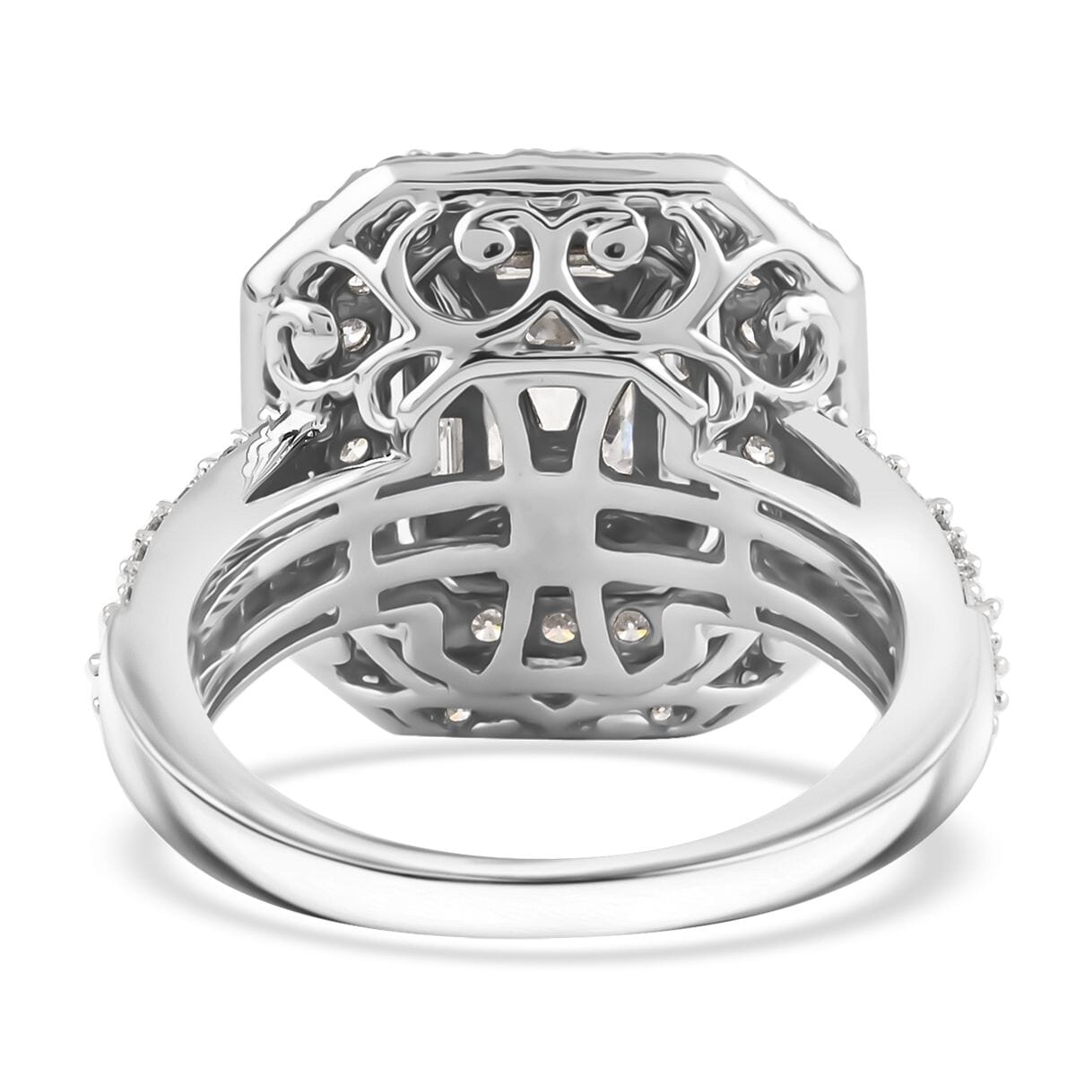 Luxuriant Lab Grown Diamond VS, F 2.00 ctw Ring in 14K White Gold (Size 7.0) 6.80 Grams image number 4