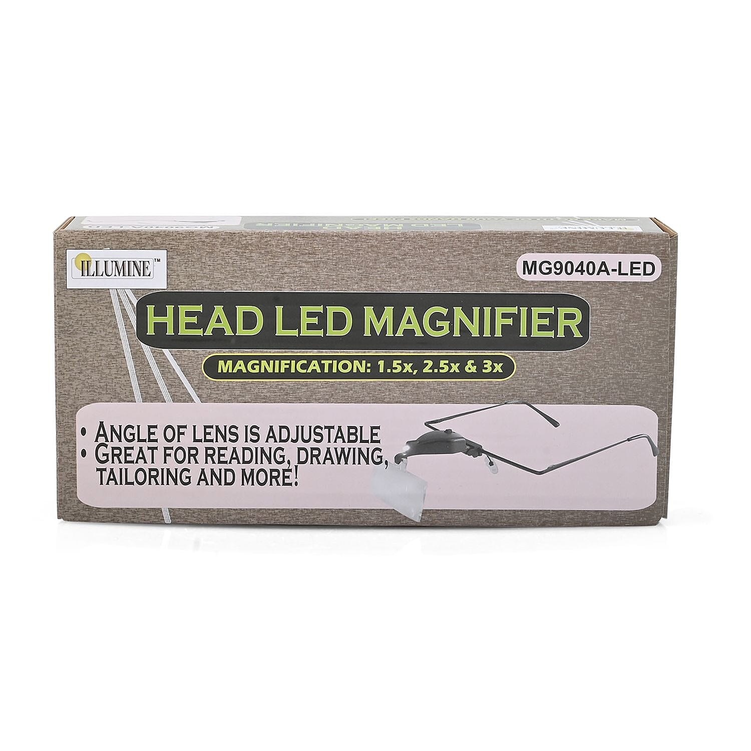 CLOSEOUT HAWK 1.5x to 3x Head Magnifier