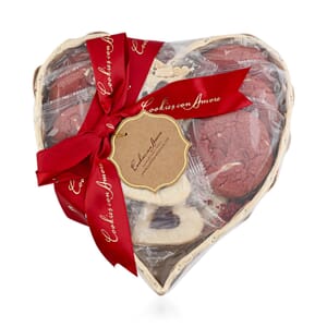 Cookies Con Amore- Valentines Day Special Large Heart Basket