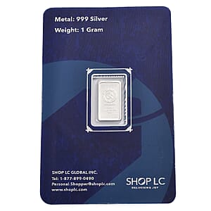 Doorbuster 999.9 Fine Silver Tree of Life Bar 1 Grams 