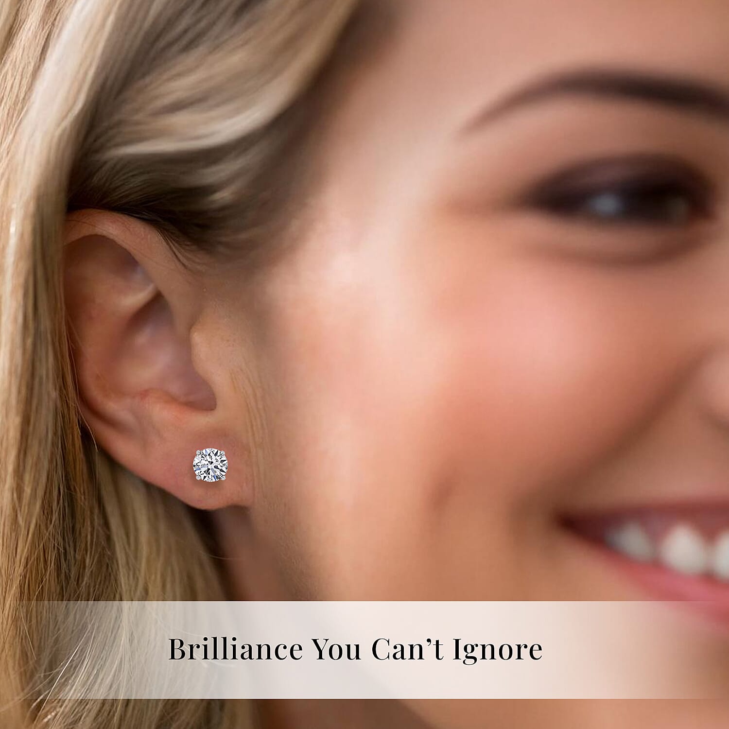 Luxuriant Lab Grown Diamond VS 4.00 ctw Stud Earrings in 14K White Gold