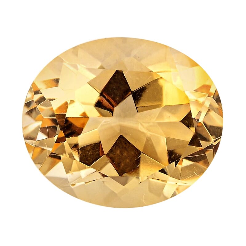 Brazilian Citrine (Oval 12x10 mm) 4.14 ctw