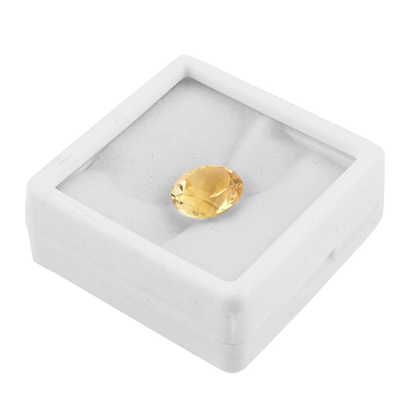 Brazilian Citrine (Oval 12x10 mm) 4.14 ctw