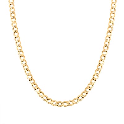 Cuban Chain Necklace in 14K Yellow Gold 13 Grams 22 Inches