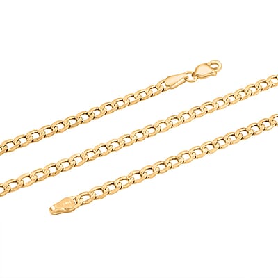 Cuban Chain Necklace in 14K Yellow Gold 13 Grams 22 Inches