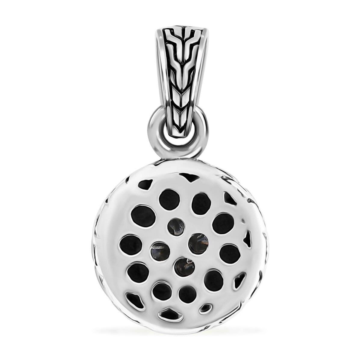 Bali Legacy 120 Facet Moissanite 1.85 ctw Pendant without Chain Sterling Silver  image number 3